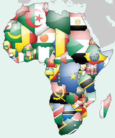 Africa-Map-Gloss