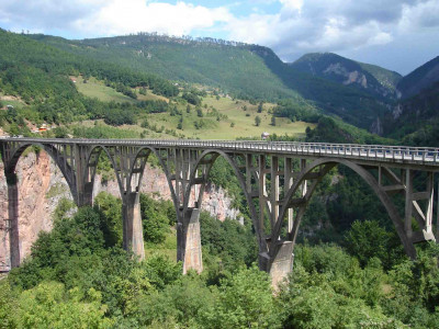 Montenegro Tara bridge