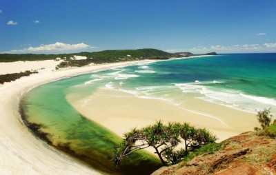 Plaža ostrva Fraser Australija